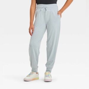 All in Motion Girl Light Gray Soft Stretch Jogger.